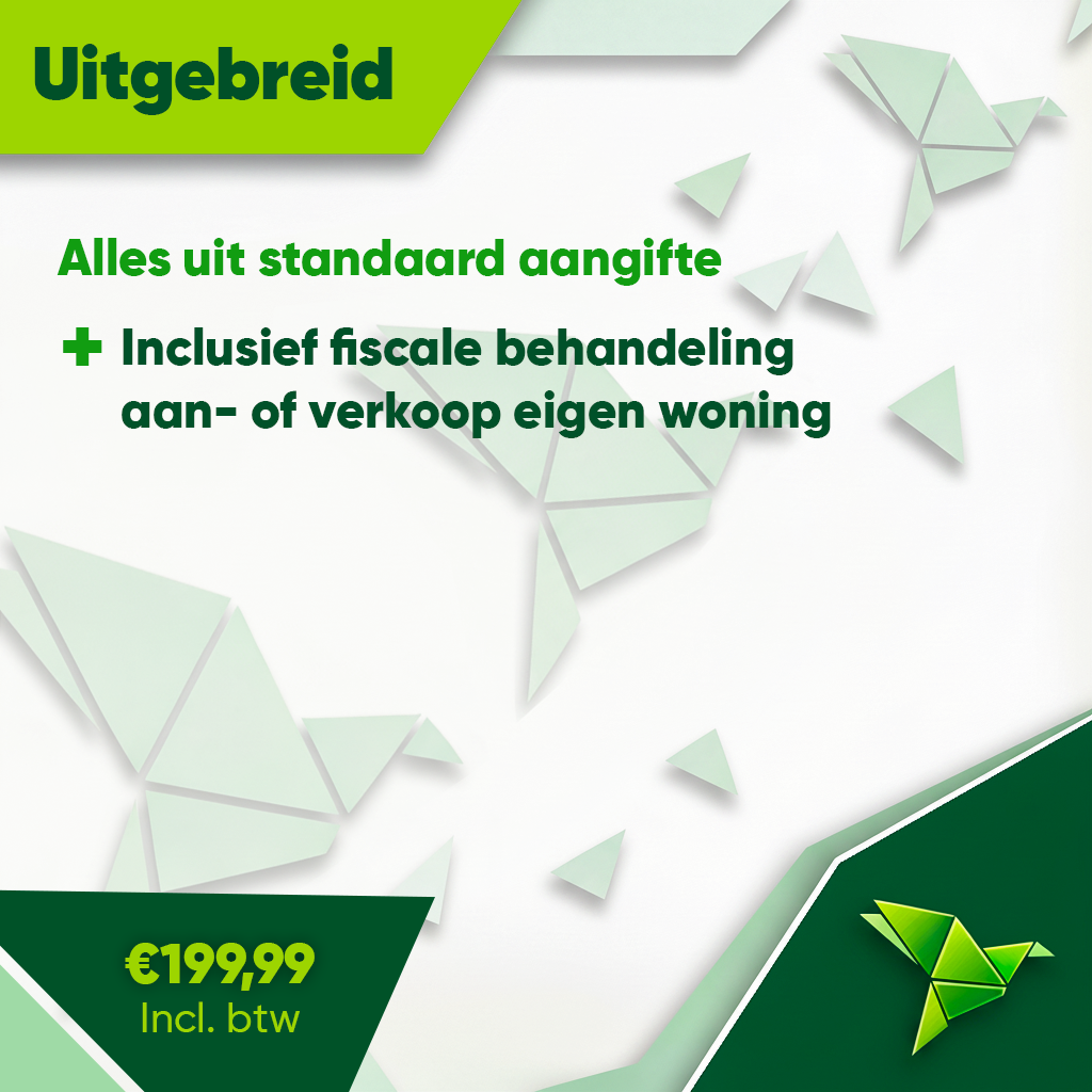 [IB-EXT] Aangifte Inkomstenbelasting - Uitgebreid