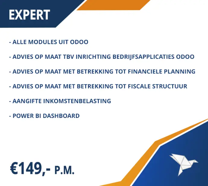 Professioneel boekhoudpakket 